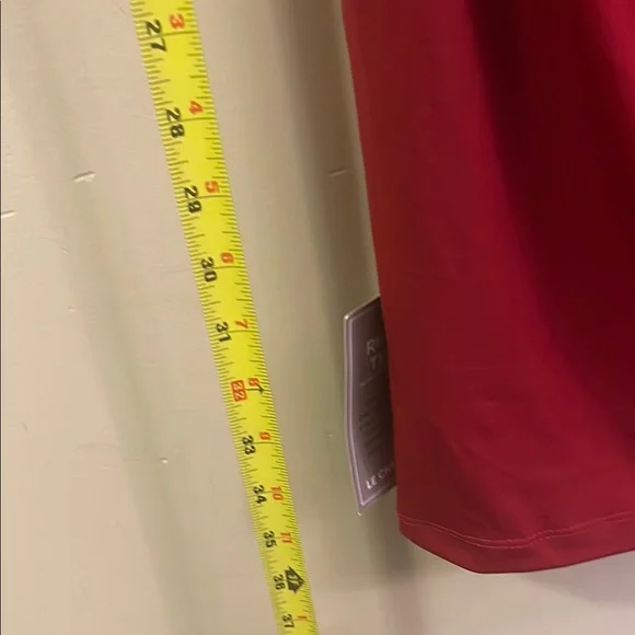 Red Ruched Bodycon Dress (S/P) - Picture 8 of 9